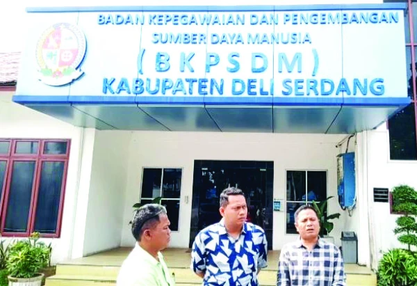 Ketua Gemapala Deliserdang Geruduk Kantor BKPSDM Deliserdang - DigitalMediaPublic